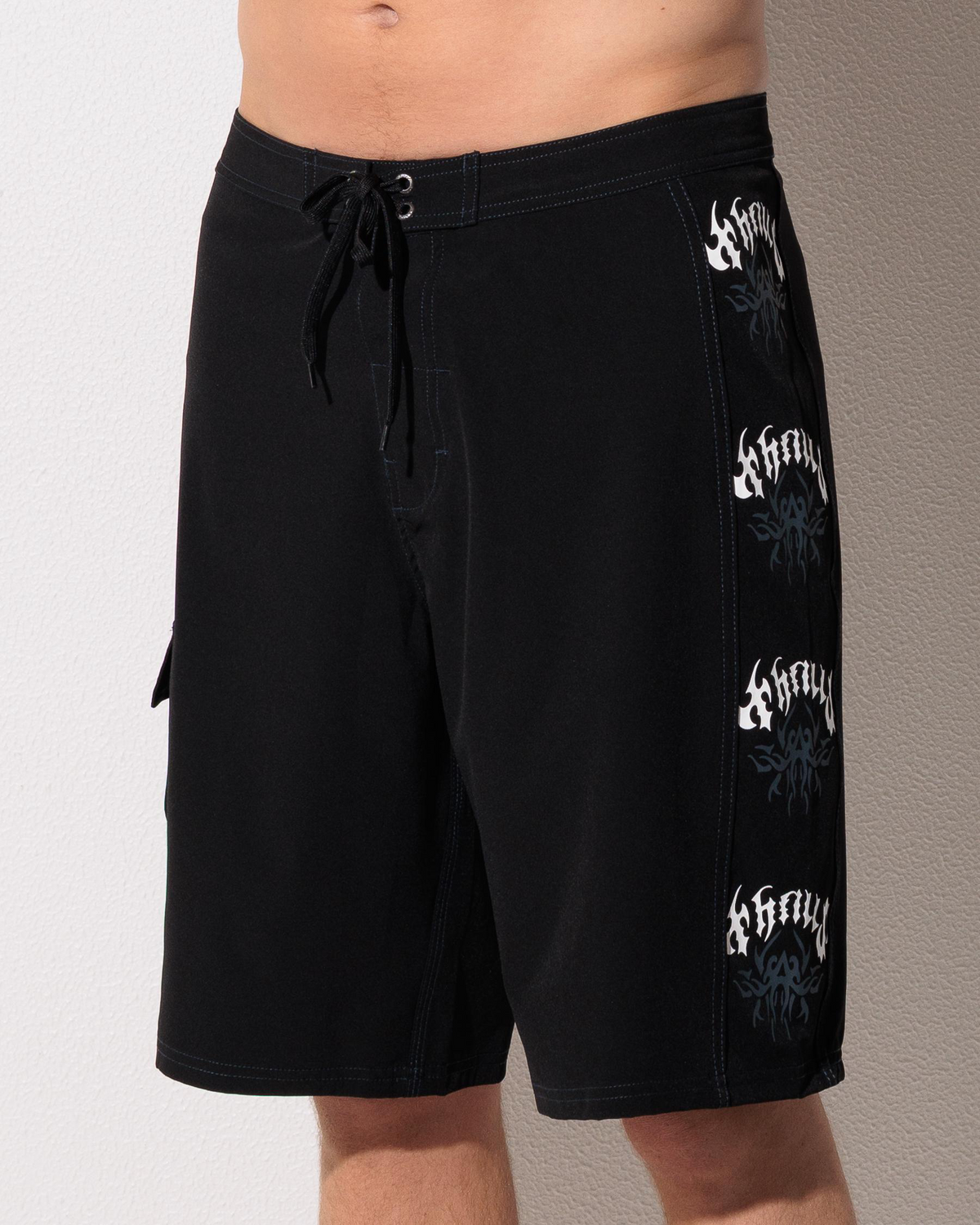 THRILLS — STAGGER BOARDSHORT BLACK