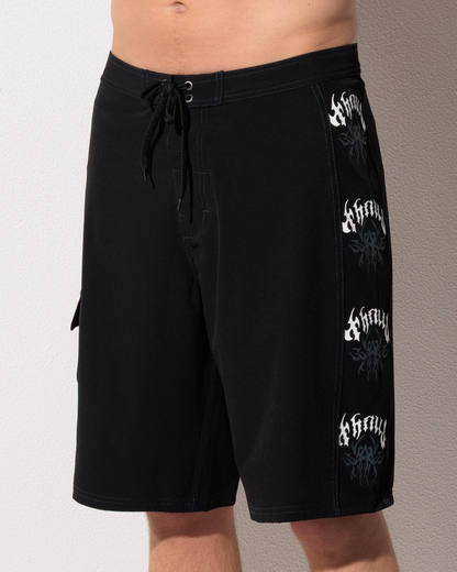 THRILLS — STAGGER BOARDSHORT BLACK