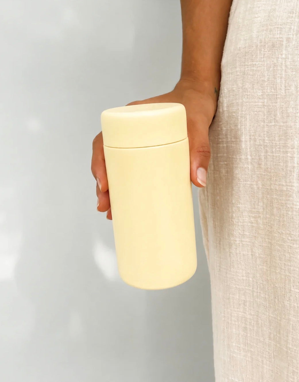 LUXEY - STAINLESS STEEL REUSESBLE CUP 12OZ | BUTTER