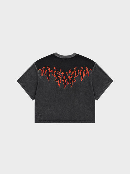 BILLY BONES CLUB SALOON TEE-WASHED BLACK