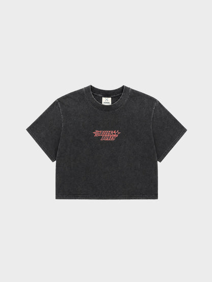 BILLY BONES CLUB SALOON TEE-WASHED BLACK