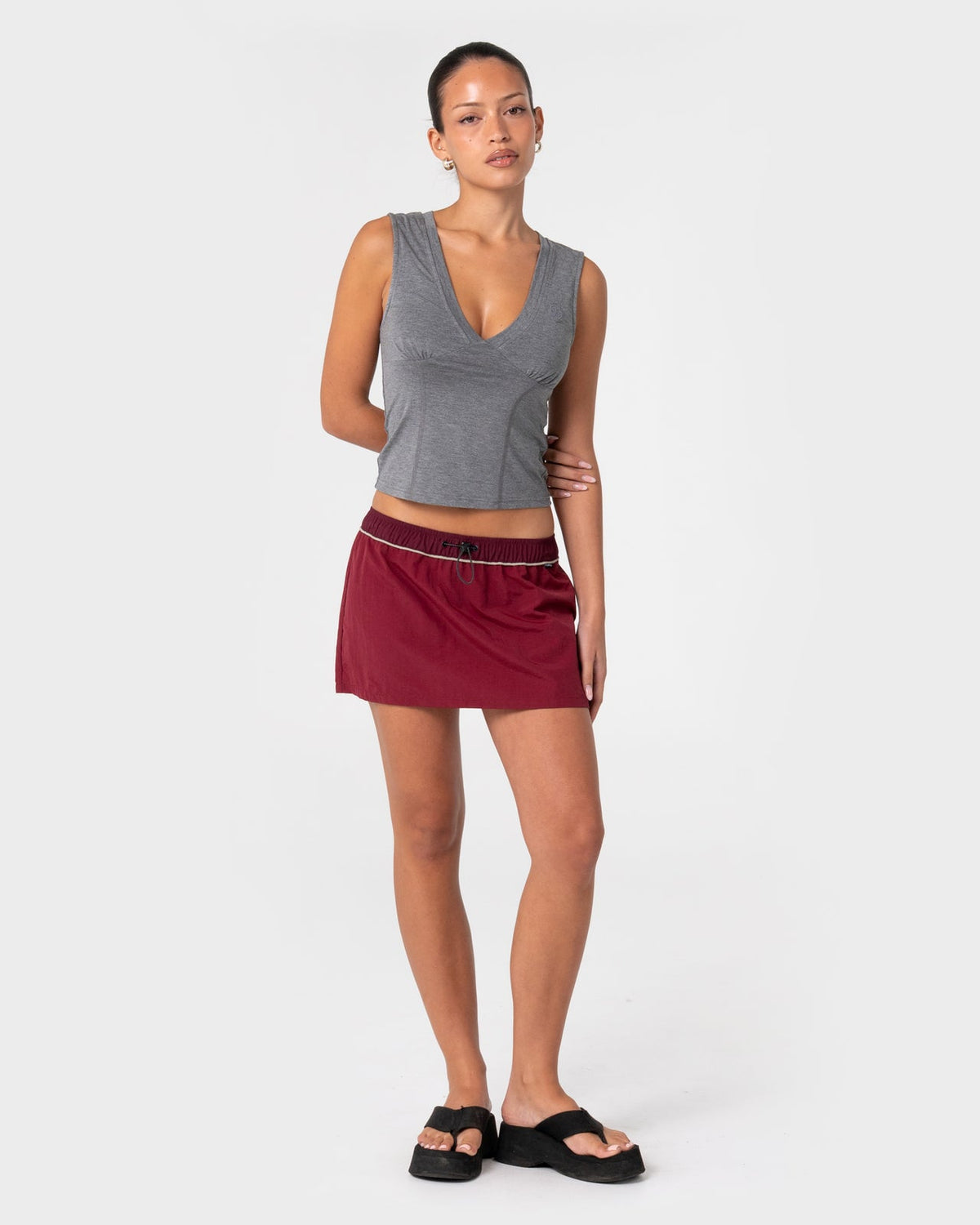 RUSTY — BREEZY WIND CHEATER MINI SKIRT