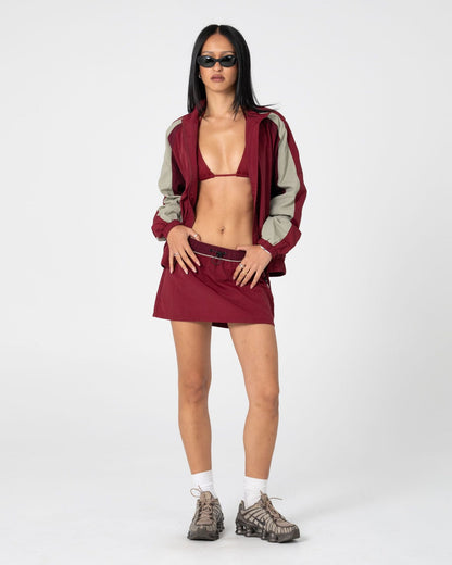 RUSTY — BREEZY WIND CHEATER MINI SKIRT
