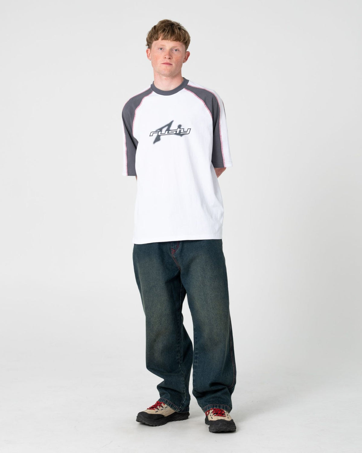RUSTY — FADE-R SHORT SLEEVE TEE