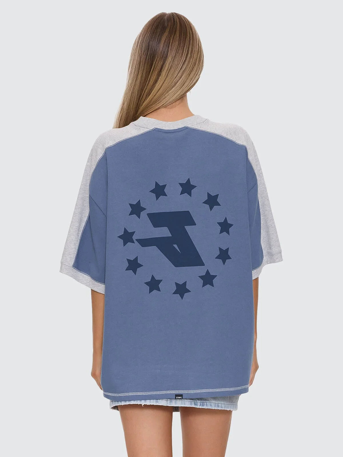 THRILLS - HOTSHOT PANELLED OVERSIZED TEE